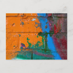 Graffiti Brick Postkarte