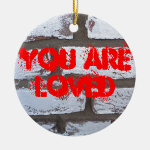 Graffiti Bricks Keramikornament