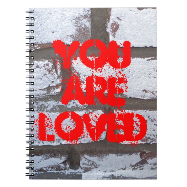 Graffiti Bricks Notizblock (Vorderseite)