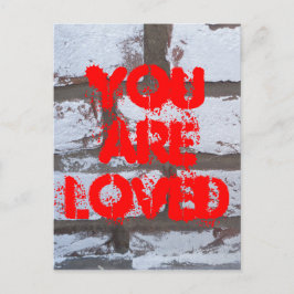 Graffiti Bricks Postkarte