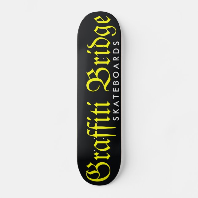 Graffiti Bridge Skateboard (Vorderseite)