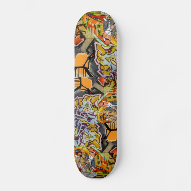 Graffiti Bridge Skateboard (Vorderseite)