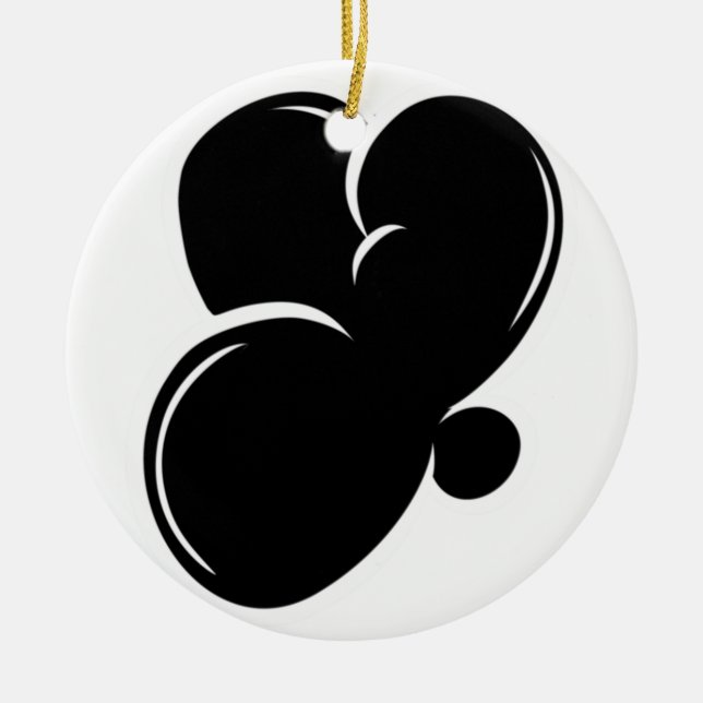 Graffiti-Buchstaben Y Essential Keramik Ornament (Vorne)