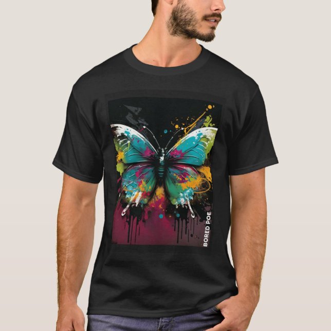 Graffiti Butterfly T-Shirt (Vorderseite)