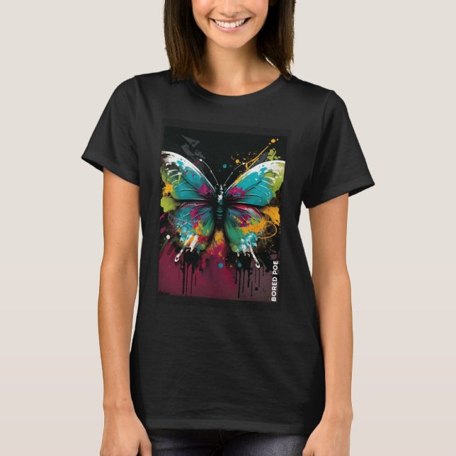 Graffiti Butterfly T-Shirt (Vorderseite)