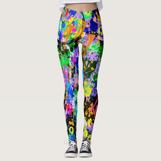 Graffiti Carnival Leggings (Vorderseite)