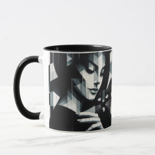 Graffiti Cat Lady Tasse