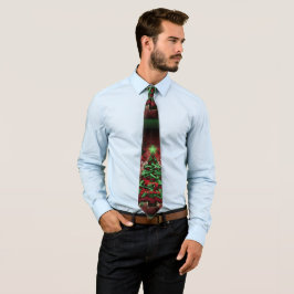 Graffiti Christmas Silk-Feel Tie Krawatte