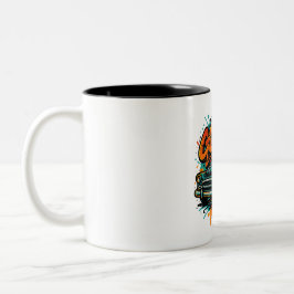 Graffiti Classic Car Mug Zweifarbige Tasse