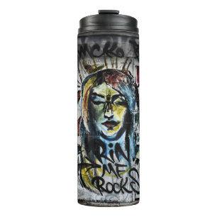 Graffiti Cool Modern Urban Street Art Thermosbecher