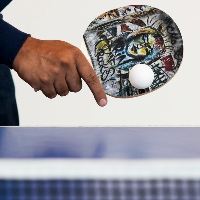 Graffiti Cool Modern Urban Street Art Tischtennis Schläger (InSitu)