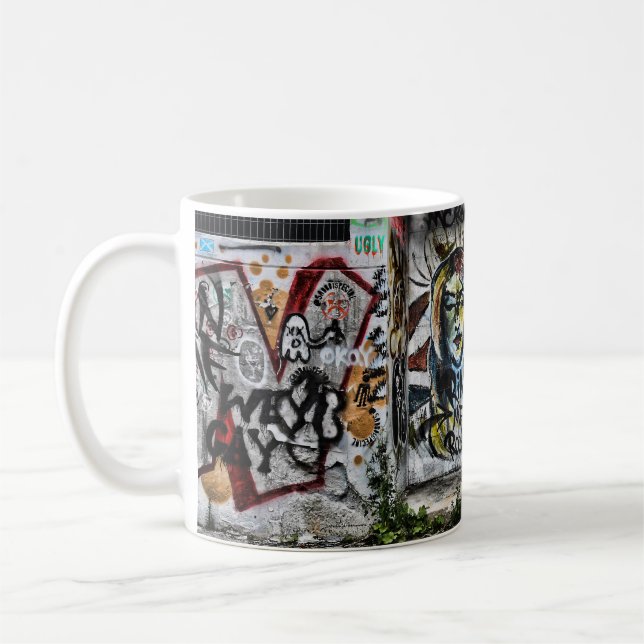Graffiti Cool Modern Urban Street Grunge Art Kaffeetasse (Links)