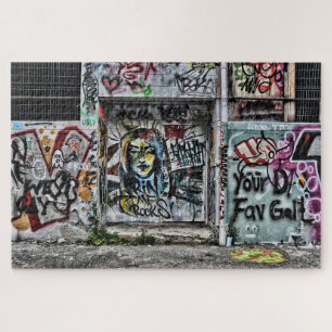 Graffiti Cool Modern Urban Street Grunge Art Puzzle