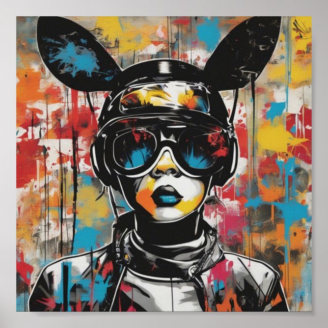 Graffiti Creative Colorful Wall Poster (Vorne)
