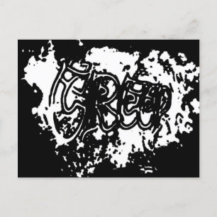 Graffiti Creep Feiertagspostkarte