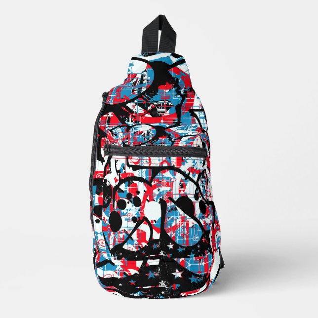 Graffiti Crossbody Bag (Vorderseite)