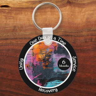 Graffiti Custom Recovery Milestone Geschenk Schlüsselanhänger