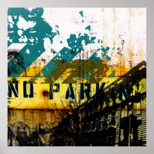 Graffiti-Dekorplakat Poster