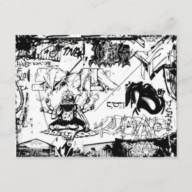 Graffiti Delight Postkarte (Vorderseite)