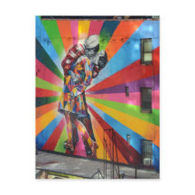 Graffiti der New Yorker Postkarte