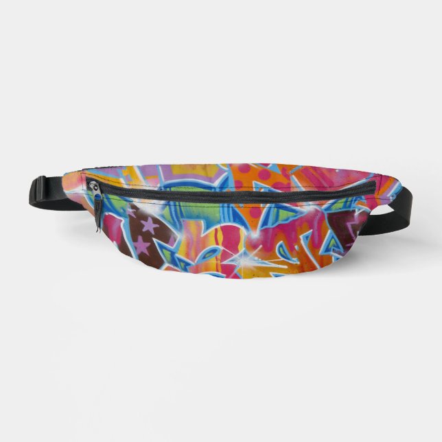 Graffiti Design Fanny Pack Bag Bauchtasche (Vorderseite)