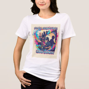 Graffiti-DJ-Sonic-Tag-T-Shirt Tri-Blend Shirt