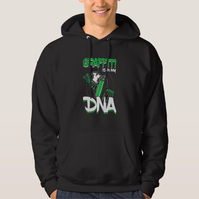 Graffiti dna Urban Art Spray Can Sprayer Bboy Hoodie (Vorderseite)