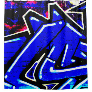 Graffiti-Duschvorhang 13 cm Duschvorhang