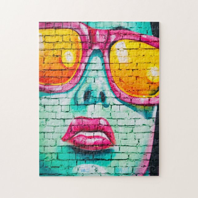 Graffiti: Ein Pop Art Diva Puzzle (Vertikal)