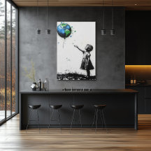 Graffiti Environmental Street Art in Green & Blue