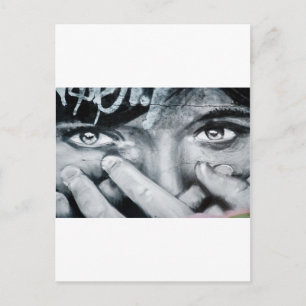 Graffiti Eye Postkarte