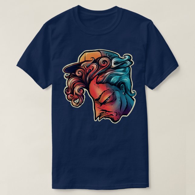 Graffiti Face T-Shirt (Design vorne)