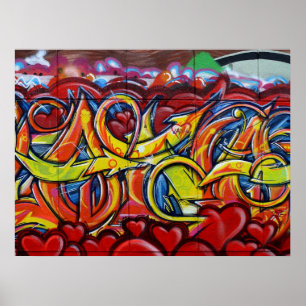 Graffiti-Farbe Poster