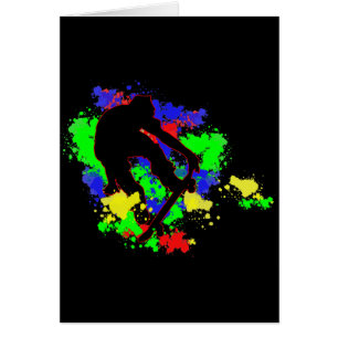 Graffiti-Farbe Splotches Skater