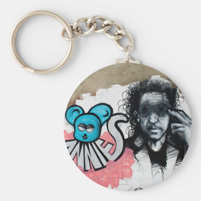 Graffiti Farbfotografie Acryl Schlüsselanhänger (Vorne)