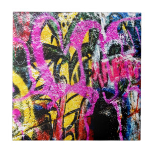 Graffiti-Felsen 2 Fliese