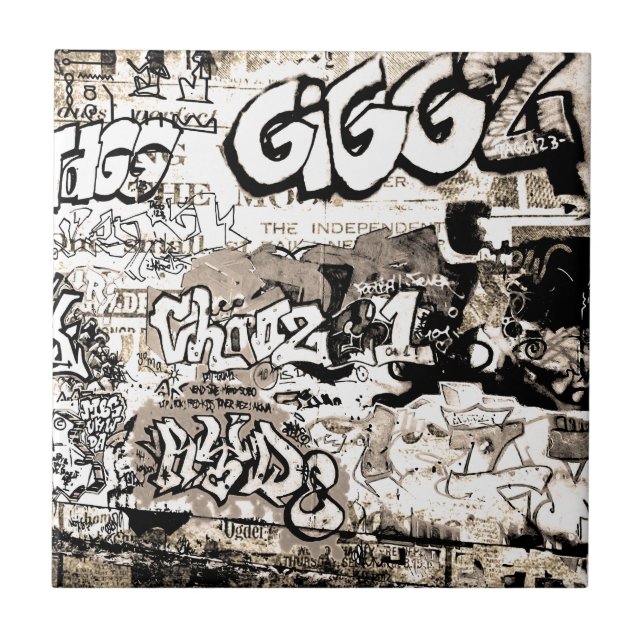 Graffiti Fliese (Vorderseite)