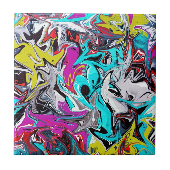 Graffiti Fliese (Vorderseite)