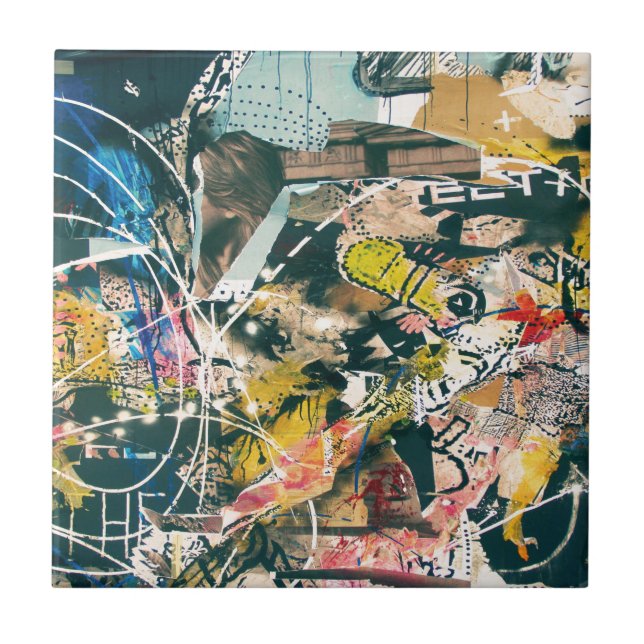 Graffiti Fliese (Vorderseite)