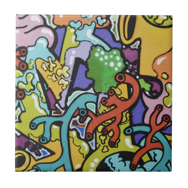 Graffiti Fliese (Vorderseite)