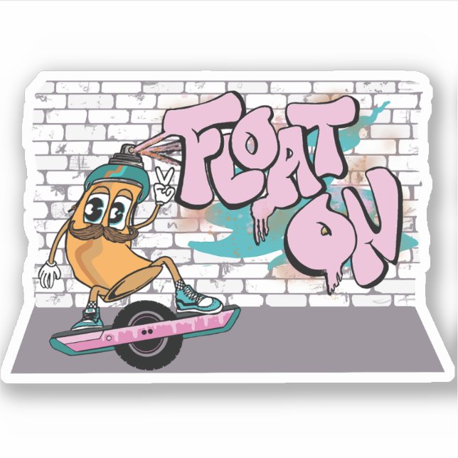 Graffiti Float Sticker (Vorderseite)