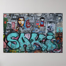 Graffiti-Foto-Poster