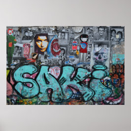 Graffiti-Foto-Poster Poster