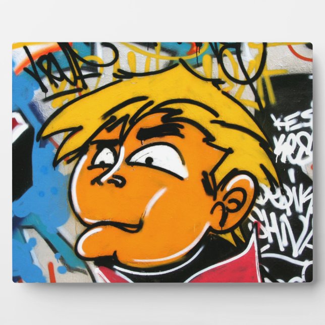 Graffiti Fotoplatte (Vorderseite)