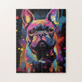 Graffiti French Bulldog Puzzle