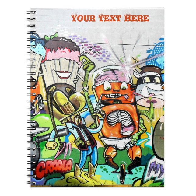 Graffiti Fun Notizblock (Vorderseite)