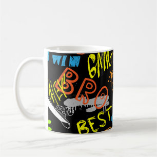 Graffiti für Jungen: Handgezeichnete Coolness Kaffeetasse