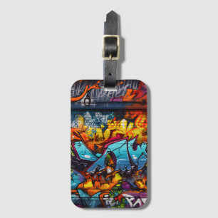 Graffiti-Gepäcktag Gepäckanhänger