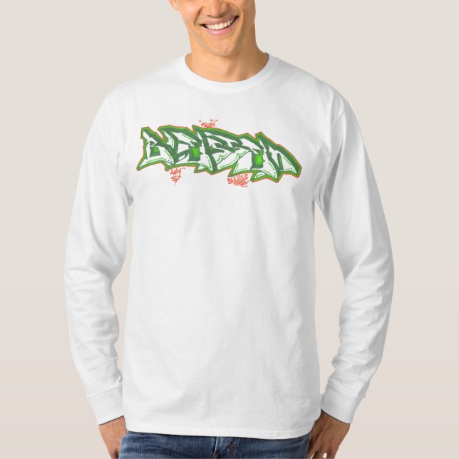 Graffiti gesegnet T-Shirt (Vorderseite)