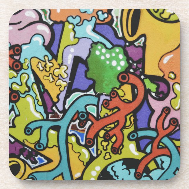 Graffiti Getränkeuntersetzer (Vorderseite)